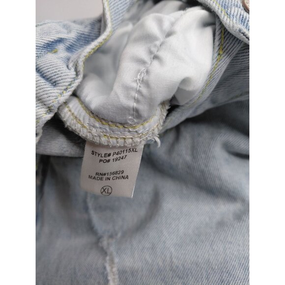 White Birch Womens Light Blue Distressed Denim Jeans XL - Picture 4 of 12